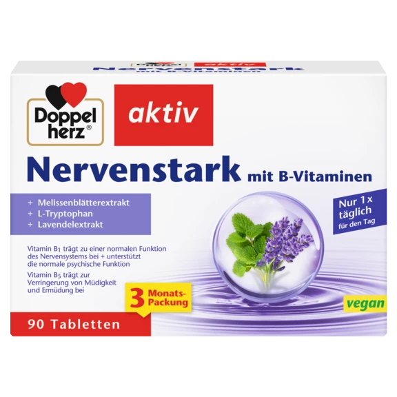 Abbildung der Produktverpackung Doppelherz aktiv Nervenstark Frontansicht